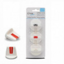 Set 3 Ganchos Colgadores Adhesivos Urban Living para Paños y Bayetas