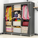 Armario de Tela Triple 118x45x169cm