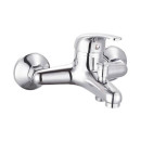 Monomando de Bañera Empotrado EDM Cromado de Acero Inoxidable