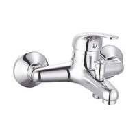 Monomando de Bañera Empotrado EDM Cromado de Acero Inoxidable