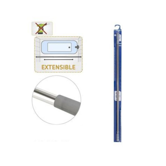 Barra Extensible para Baño de Acero Inoxidable 22mm 140-260 cm HBS