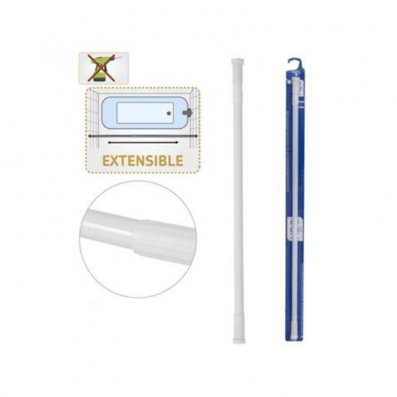 Barra Extensible de Baño Hbs de Aluminio 22mm (140-260 cm)