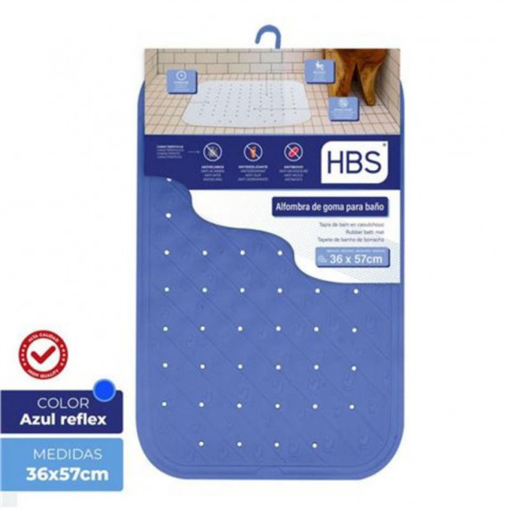 Alfombra de Goma Natural HBS Reflex Azul 450g