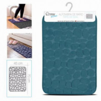 Alfombra de Baño Urban Living Diseño Piedra Azul 45x70 cm