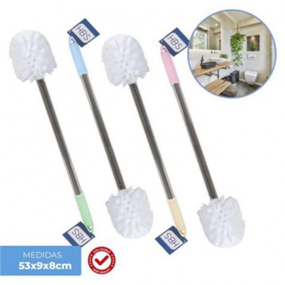 Escobilla de Baño Hbs de Acero Inoxidable con Mango de Colores Surtidos