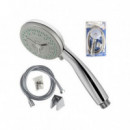 Conjunto de Ducha HBS Serie Moncayo 3 Funciones Cromado