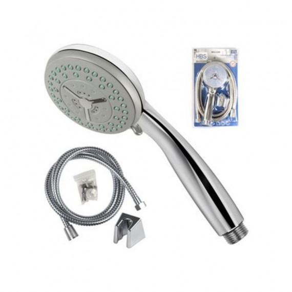 Conjunto de Ducha HBS Serie Moncayo 3 Funciones Cromado