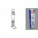 Portarrollo Escobillero de Metal para Baño