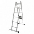 Escalera de Aluminio Articulada 4x3 Mader Multiposición 3.7m