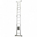 Escalera de Aluminio Articulada 4x3 Mader Multiposición 3.7m