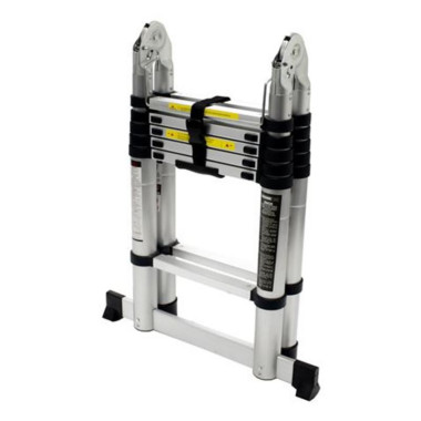 Escalera Articulada Aisens de Aluminio 6+6 Pelda&ntilde;os Extensible 3.80 Metros