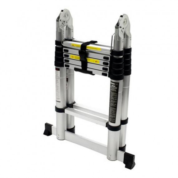 Escalera Articulada Aisens de Aluminio 6+6 Peldaños Extensible 3.80 Metros