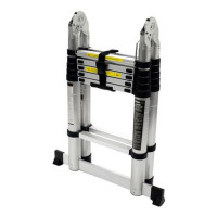 Escalera Articulada AISENS de Aluminio 6+6 Peldaños Extensible 3.80 Metros