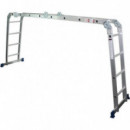 Escalera de Aluminio Articulada 4x4 Mader 16 Peldaños