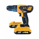 Taladro Percutor Blim Power Tools 20V con 2 Baterías y 50 Accesorios
