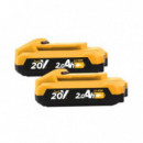 Taladro Percutor Blim Power Tools 20V con 2 Baterías y 50 Accesorios