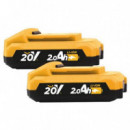 Taladro Percutor Blim Power Tools 20V con 2 Baterías y 50 Accesorios