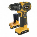 Taladro Percutor Sin Escobillas Blim Power Tools 20V con 2 Baterías de 2 Ah