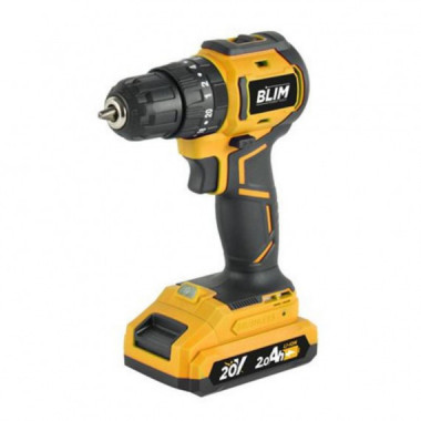 Taladro Percutor Blim Power Tools Sin Escobillas 20V con Bater&iacute;a 2Ah