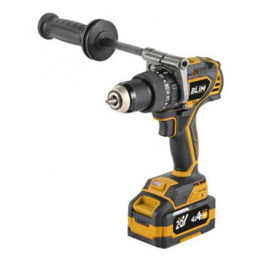 Taladro Percutor Blim Serie Pro 20V 140Nm sin Escobillas con Bater&iacute;a 4Ah
