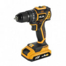 Pack Blim Power Tools 20V: Taladro, Llave de Impacto y Amoladora Angular Sin Escobillas (2 Baterías 4Ah)