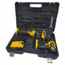 Pack Blim Power Tools BL0492: Taladro Percutor y Radial 20V (115/125mm) con Baterías
