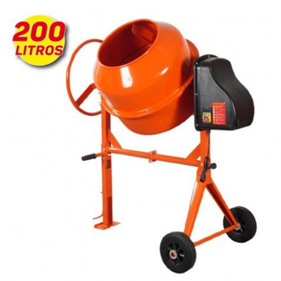 Hormigonera Blim de 200 Litros Profesional con Motor Eléctrico 1000W