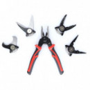 Alicate Multifunción Mader 5 en 1 para Electricidad y Bricolaje