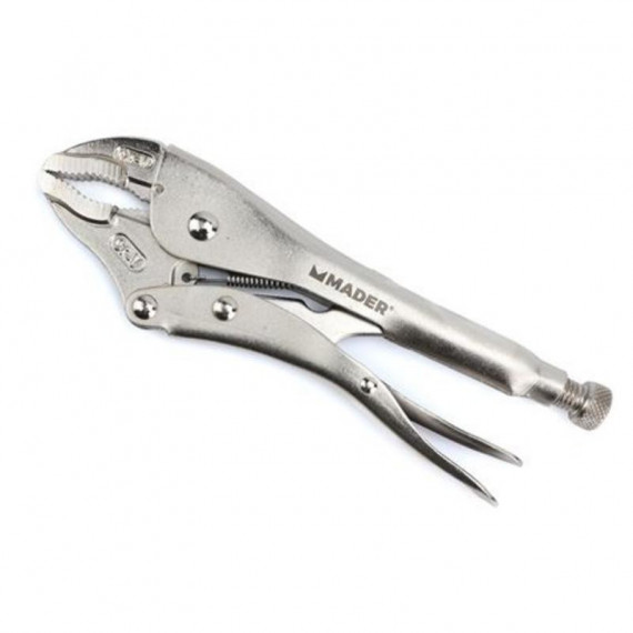 Alicate de Mordaza 250mm CRV Mader con Punta Curva