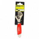 Llave Inglesa Ajustable Mader de 150mm (6") con Mango Recubierto Rojo
