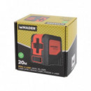 Nivel Láser Autonivelante Mader Verde 20 Metros IP54