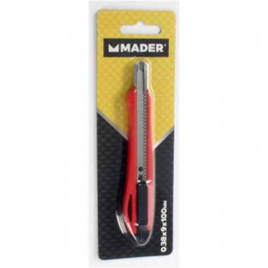 Cutter Mader de Pl&aacute;stico con Hoja de 9mm
