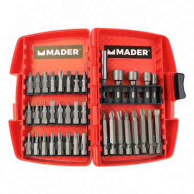 Juego de Vasos y Puntas 37 Piezas de Cromo Vanadio Mader