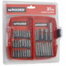 Juego de Vasos y Puntas 37 Piezas de Cromo Vanadio Mader