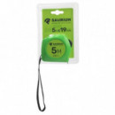Flexómetro Saurium de 5 Metros x 19 mm con Freno Retenedor