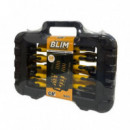 Juego de 58 Piezas de Destornilladores y Puntas Blim