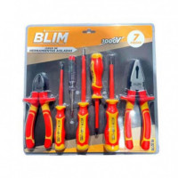 Juego de 7 Piezas de Herramientas Aisladas 1000V Blim Power Tools