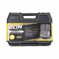 Maletín de Herramientas Blim Power Tools Cromo Vanadio de 1/4" con 25 Piezas