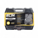 Maletín de Herramientas Blim Power Tools Cromo Vanadio 82 Piezas 1/2" y 1/4"