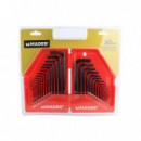 Juego de 30 Llaves Allen Hexagonales Mader con Estuche Plegable