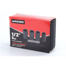 Juego de Llaves de Vaso Extractoras de Tuercas Mader 1/2" (17-23mm)