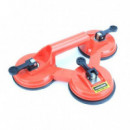 Ventosa Triple Saurium Mader de 115mm y 100 Kilogramos