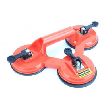 Ventosa Triple Saurium Mader de 115mm y 100 Kilogramos