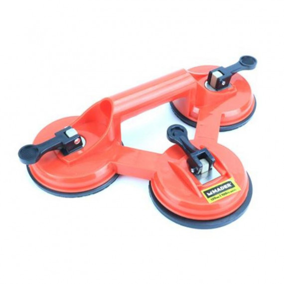 Ventosa Triple Saurium Mader de 115mm y 100 Kilogramos