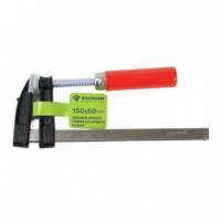 Sargento de Apriete Saurium con Mango de Madera 50x150mm