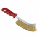 Cepillo de Alambre Latonado Sindex con Mango de Plástico 200 mm