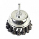 Cepillo Circular de Copa Sindex con Alambre Trenzado 75mm