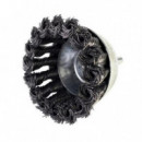 Cepillo Circular de Copa Sindex con Alambre Trenzado 75mm