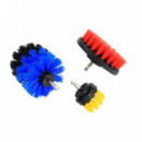 Cepillos de Limpieza para Taladro Mader, Kit de 3 Piezas de Nailon