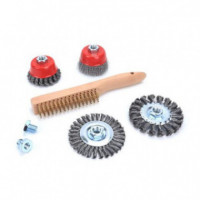 Kit Rascador y Cepillo Sindex de 7 Unidades para Limpieza